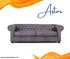 Astor Suede Chesterfield Sofa Collection