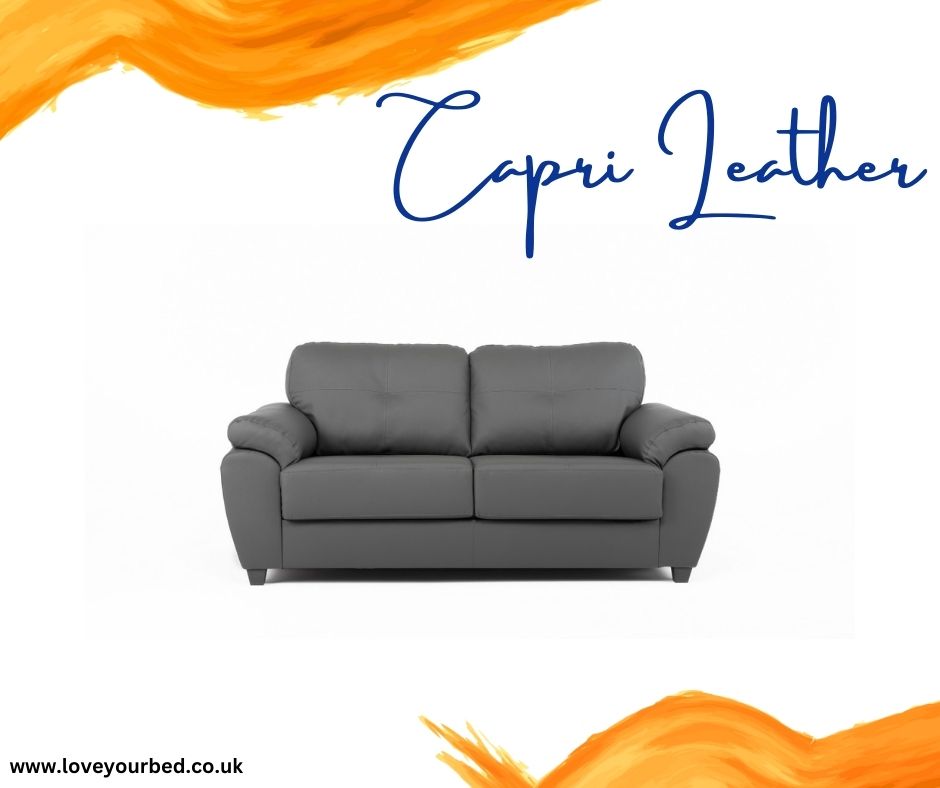 The Capri Leather Sofa Set