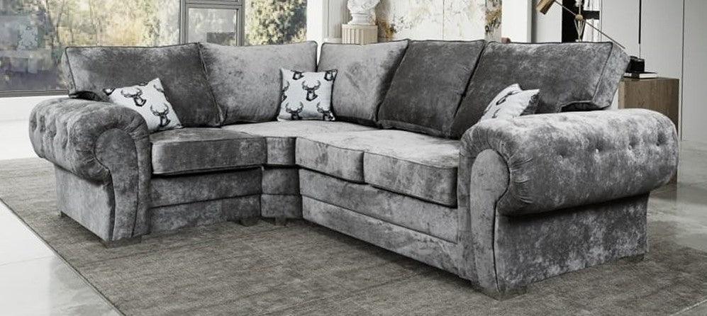 Verona Fabric Formal Back Sofa Collection - loveyourbed.co.uk