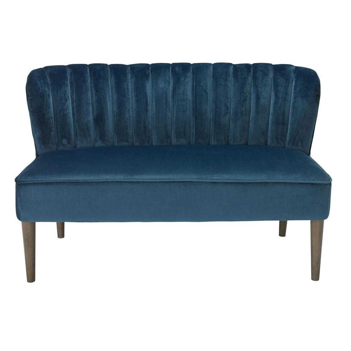 Bella 2 Seater Sofa Midnight Blue - loveyourbed.co.uk
