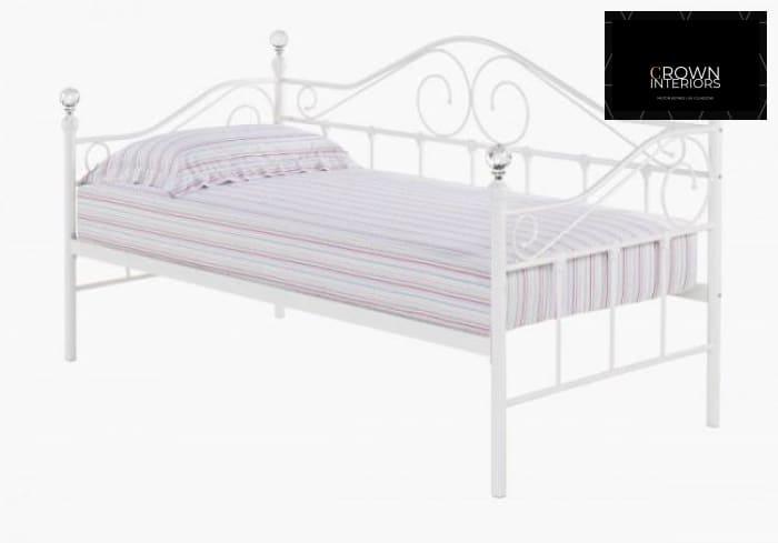 Florence Metal Day bed/trundle Bed Frame - loveyourbed.co.uk