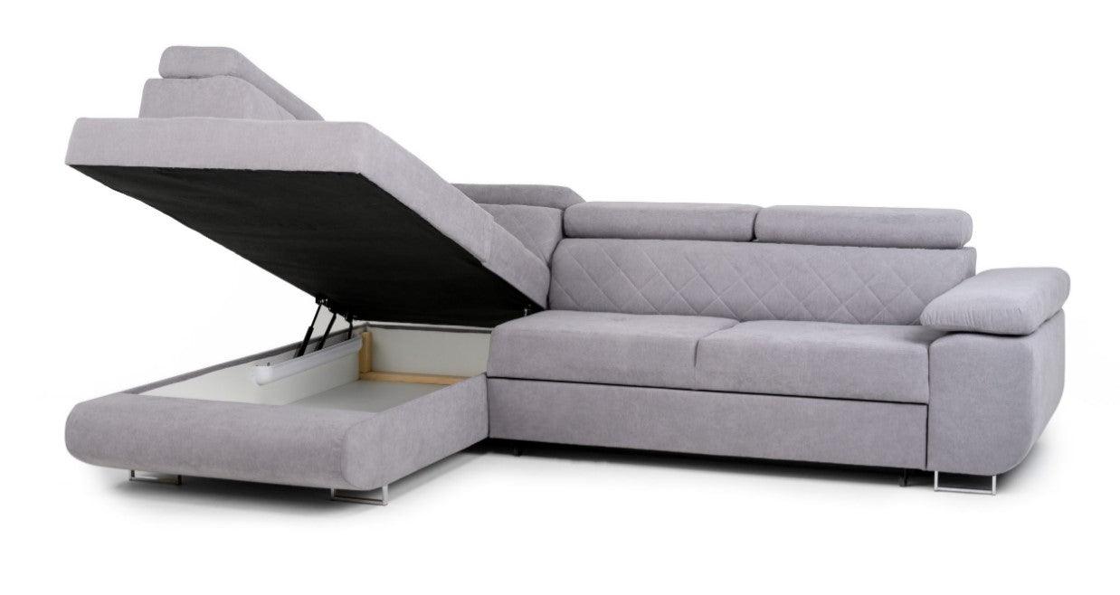 A Sofa Bed So Comfortable You'll Love It" - Introducing the Havana Storage Corner Sofa Bed With Headrests - loveyourbed.co.uk