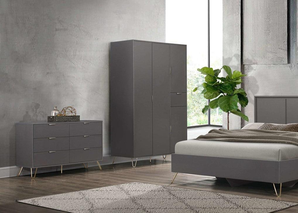Transform Your Bedroom with the Arlo Matt Grey Bedroom Collection from loveyourbed.co.uk - loveyourbed.co.uk