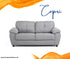 The Capri Fabric Sofa Set - Grey