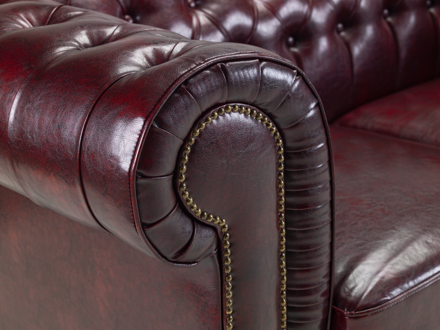 Antique Chesterfield Leather Sofa