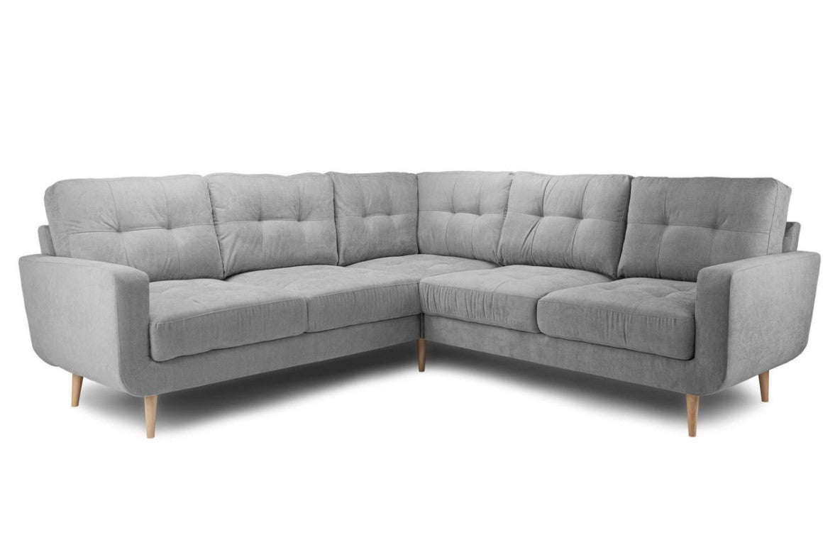 Aurora Grey Fabric Corner Sofa Collection