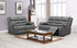 The Washington Leather Recliner Suite - Grey