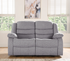 Sorrento Fabric Recliner Sofa Set - Grey
