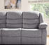 Sorrento Fabric Recliner Sofa Set - Grey