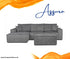 Azzuro Grey Fabric Modular Corner Sofa