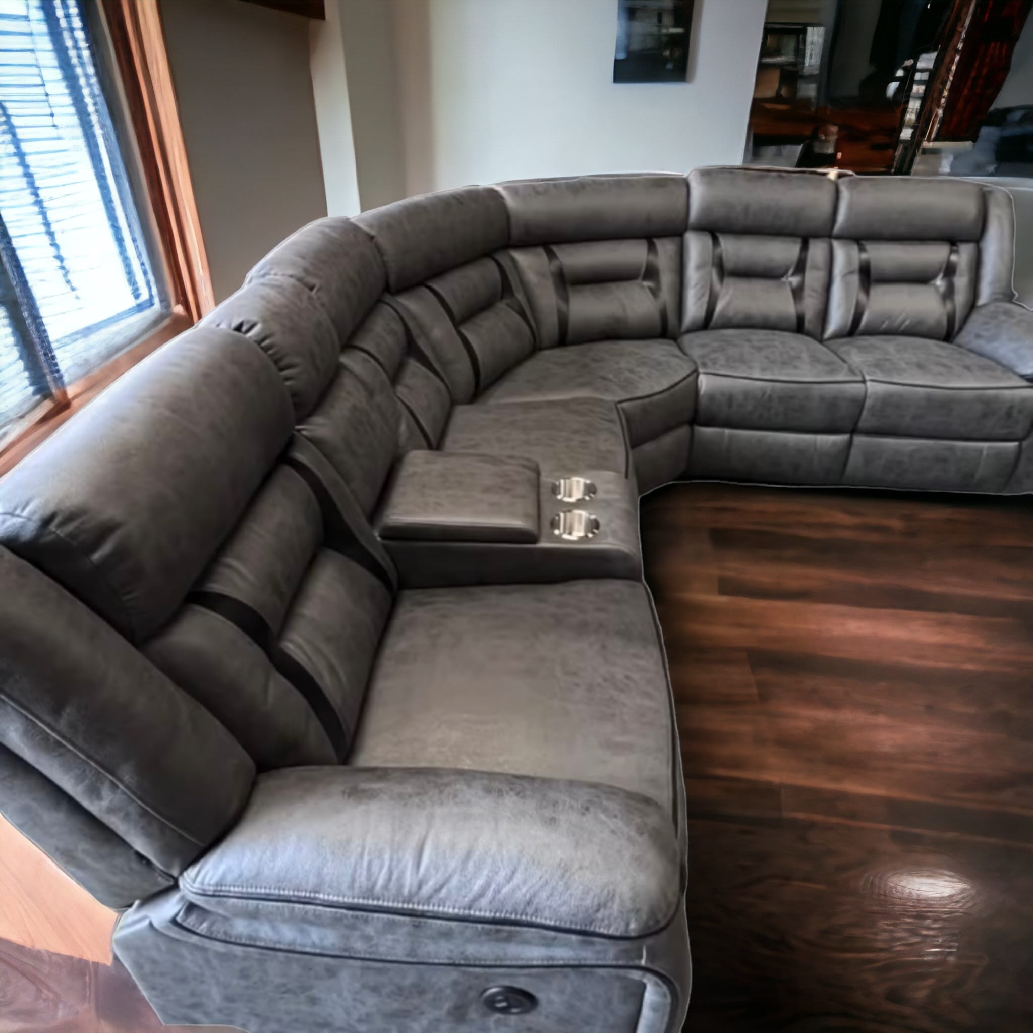 Rio 2 Seater Sofa with Power Recliners & Cupholder