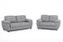The Capri Fabric Sofa Set - Grey - loveyourbed.co.uk