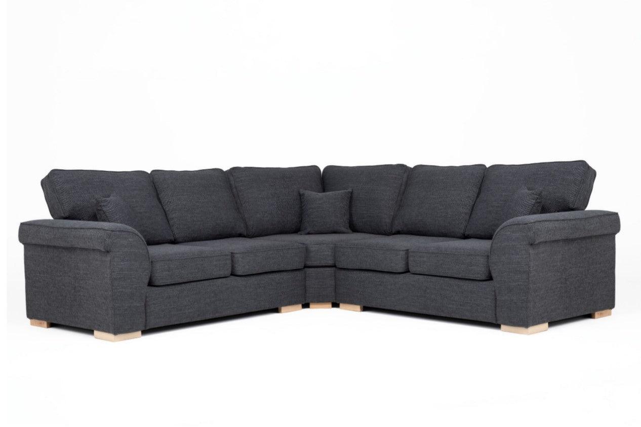 Luxury London Fabric Corner Sofa Collection - loveyourbed.co.uk