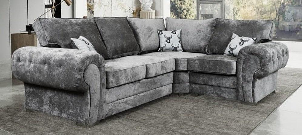 Verona Fabric Formal Back Sofa Collection - loveyourbed.co.uk