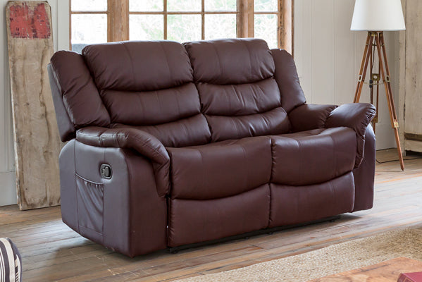The Parker Leather Sofa Set
