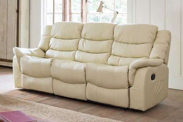 The Parker Leather Sofa Set