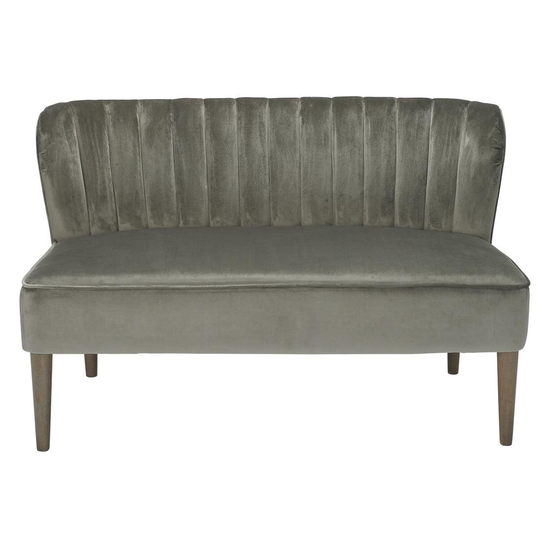 Bella 2 Seater Sofa Steel Grey - loveyourbed.co.uk