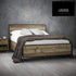 Hoxton Rustic Oak Double Bed - loveyourbed.co.uk