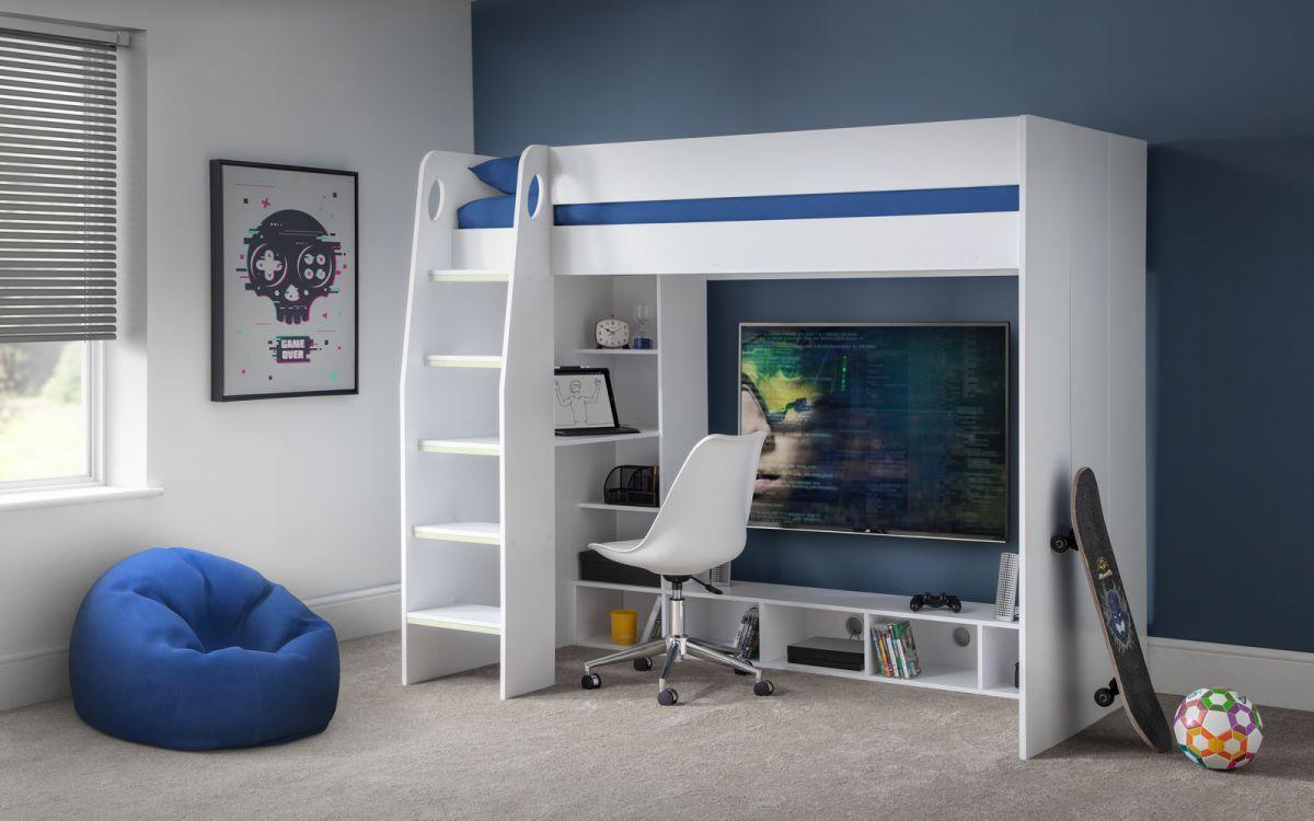 The Nebula Gaming Bed With Desk - loveyourbed.co.uk
