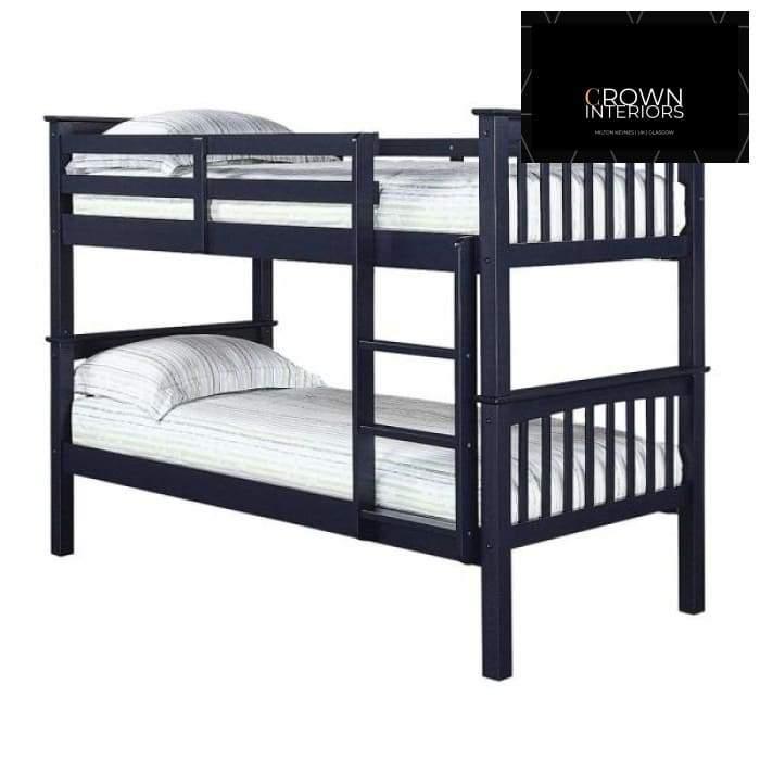 Leo Wooden Bunk Bed Frame - loveyourbed.co.uk
