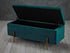 Lola Storage Ottoman Teal - loveyourbed.co.uk