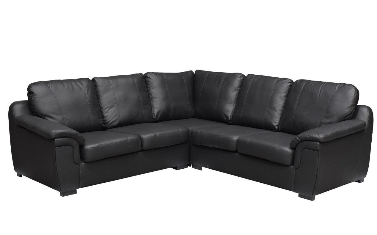 Amy Leather & Fabric Corner Sofa Collection - loveyourbed.co.uk