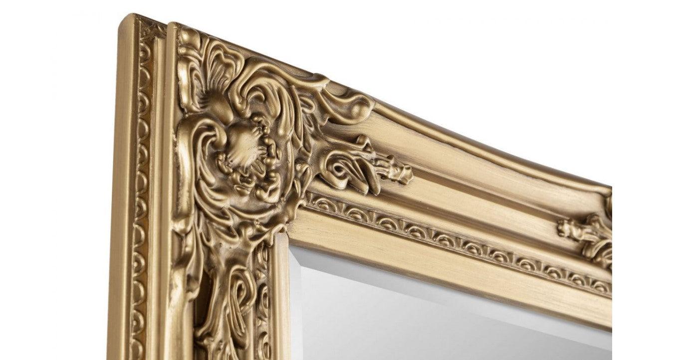 Palais Gold Lean-to Dress Mirror - loveyourbed.co.uk