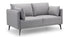 Rohe Grey Wool Effect Fabric Sofa Collection - loveyourbed.co.uk